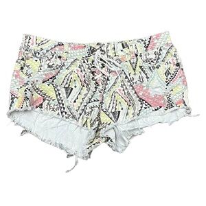 Billabong lite hearted Shorts Women’s Multicolored Aztec western Pockets Sz 30